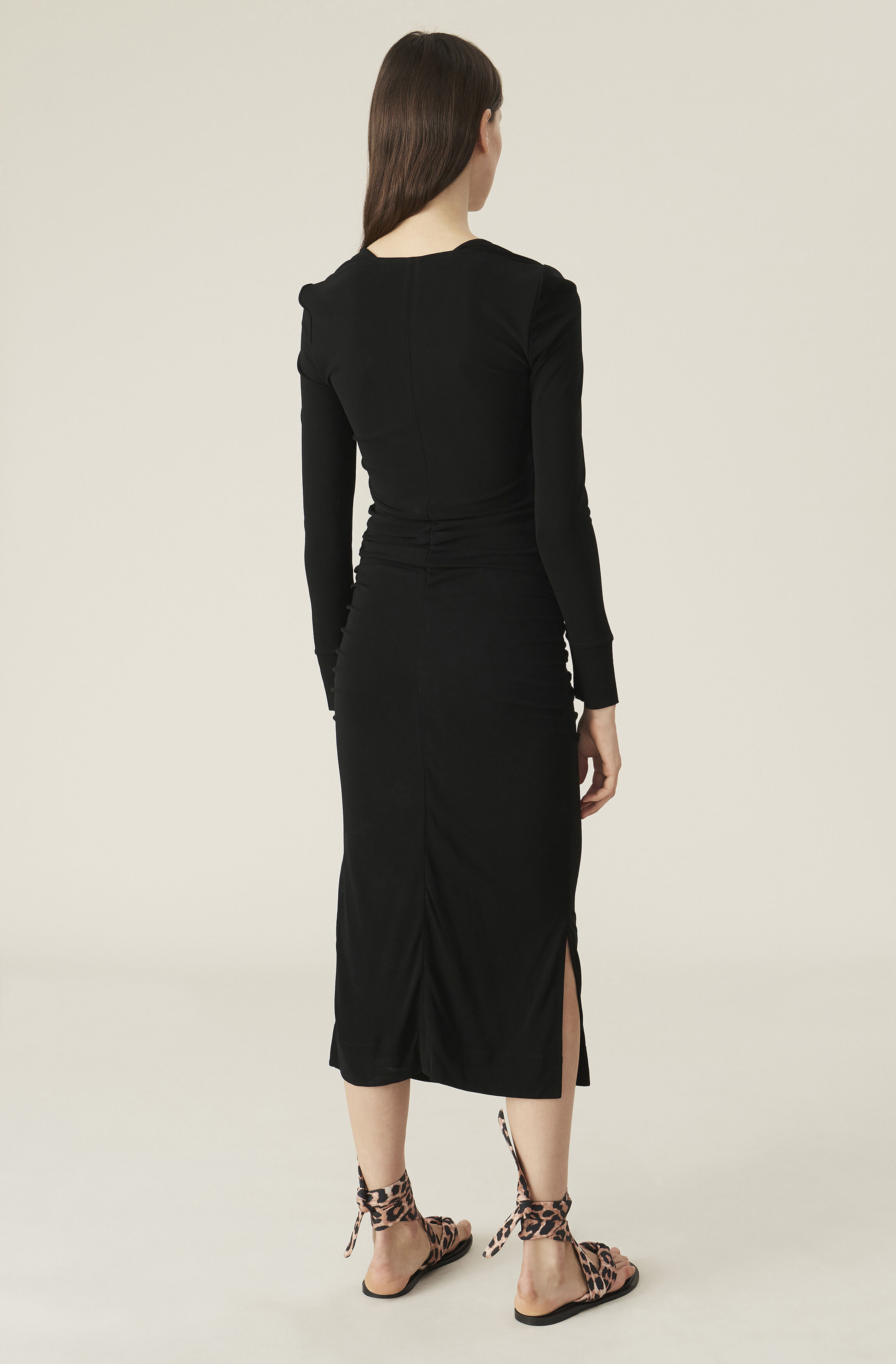 Viscose jersey dress clearance