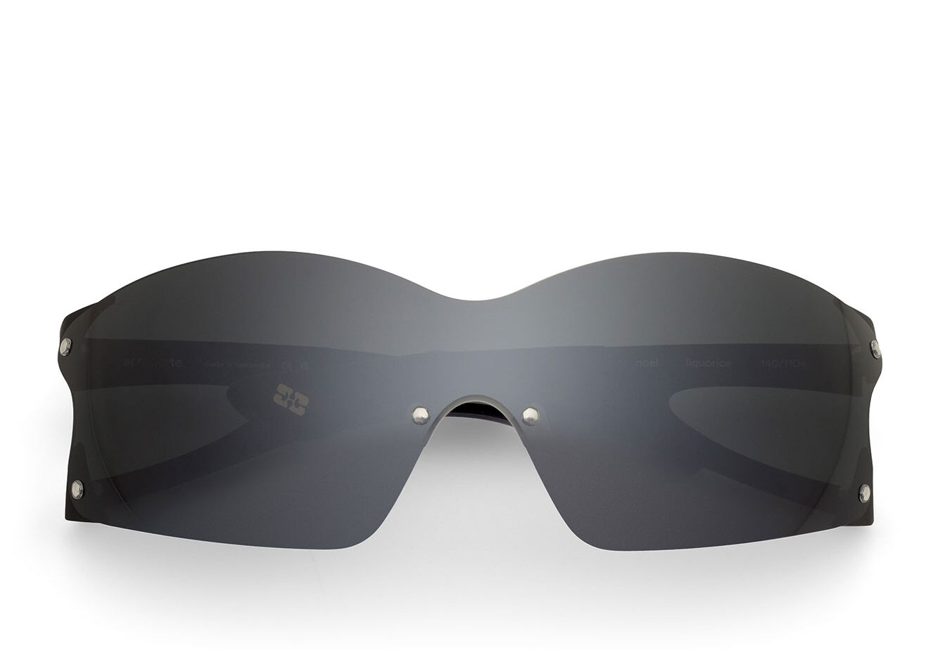GANNI x Ace & Tate Black Noel Sunglasses, Acetate, in colour Black - 1 - GANNI