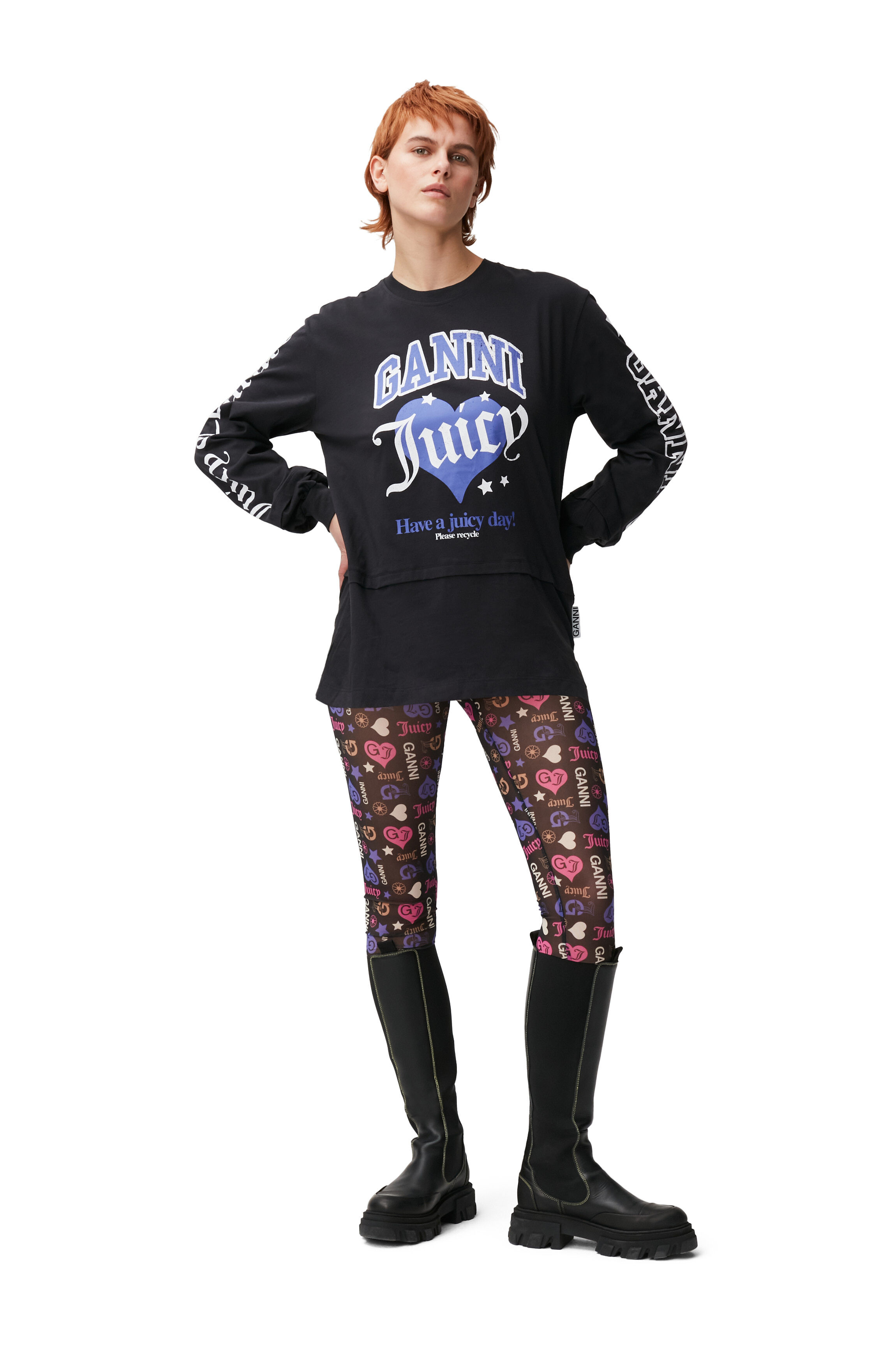 Phantom Sheer Mesh Leggings | GANNI