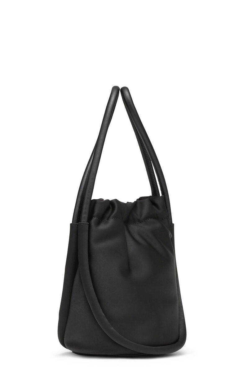 Side-Strap Mini Bag, Leather, in colour Black - 2 - GANNI