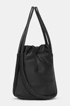 Knot Mini Bag, Recycled Leather, in colour Black - 2 - GANNI
