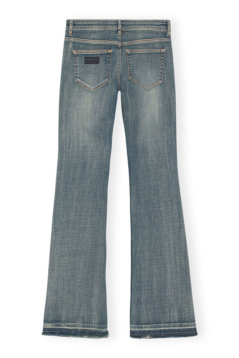 Iry-Jeans mit gefärbten Säumen , Elastane, in colour Tint Wash - 2 - GANNI