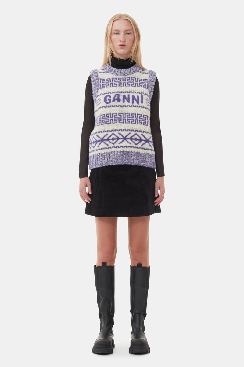Knee-High Chelsea Boots, Calf Leather, in colour Black - 2 - GANNI