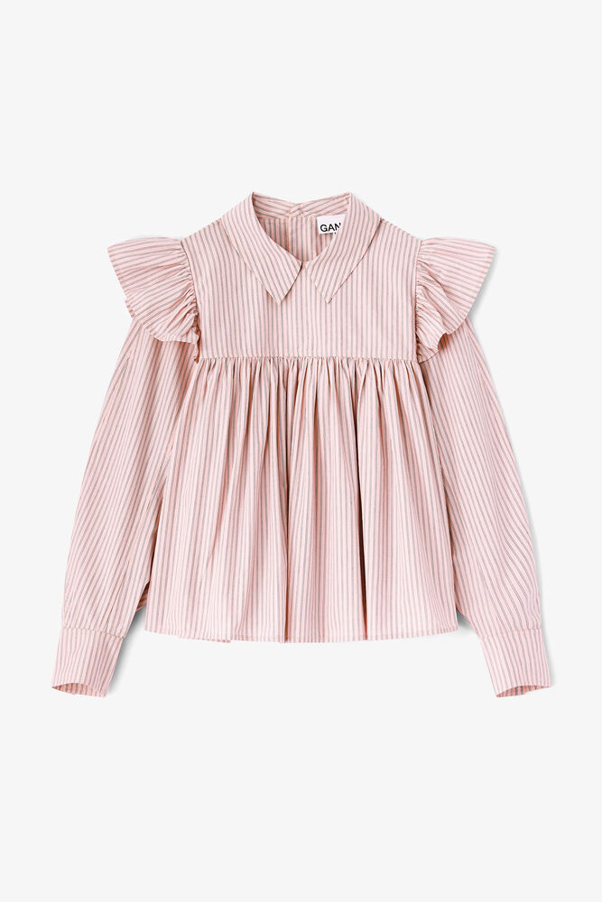 Pink Frill Blouse, Chalk Pink