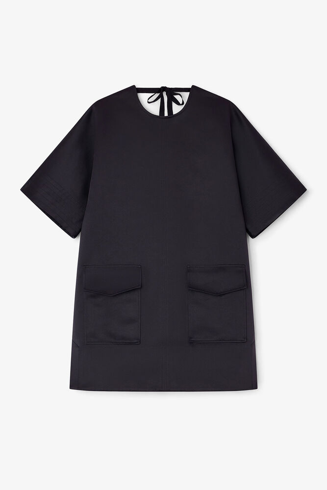 Black Kimono Dress, Black