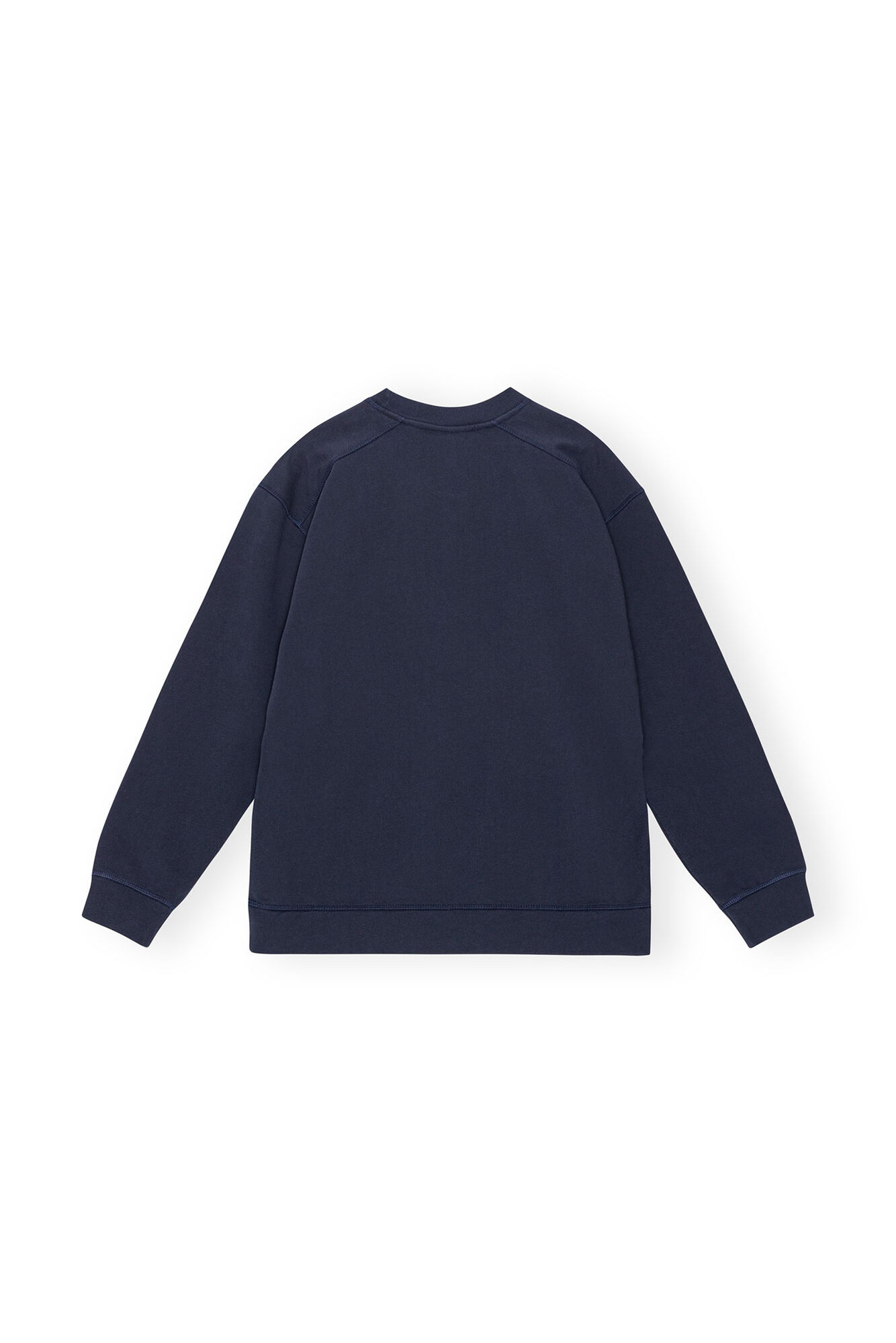 Dark Blue Isoli Sweatshirt, Cotton, in colour Sky Captain - 2 - GANNI