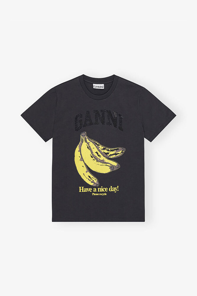 Black Banana Graphic T-shirt, Phantom