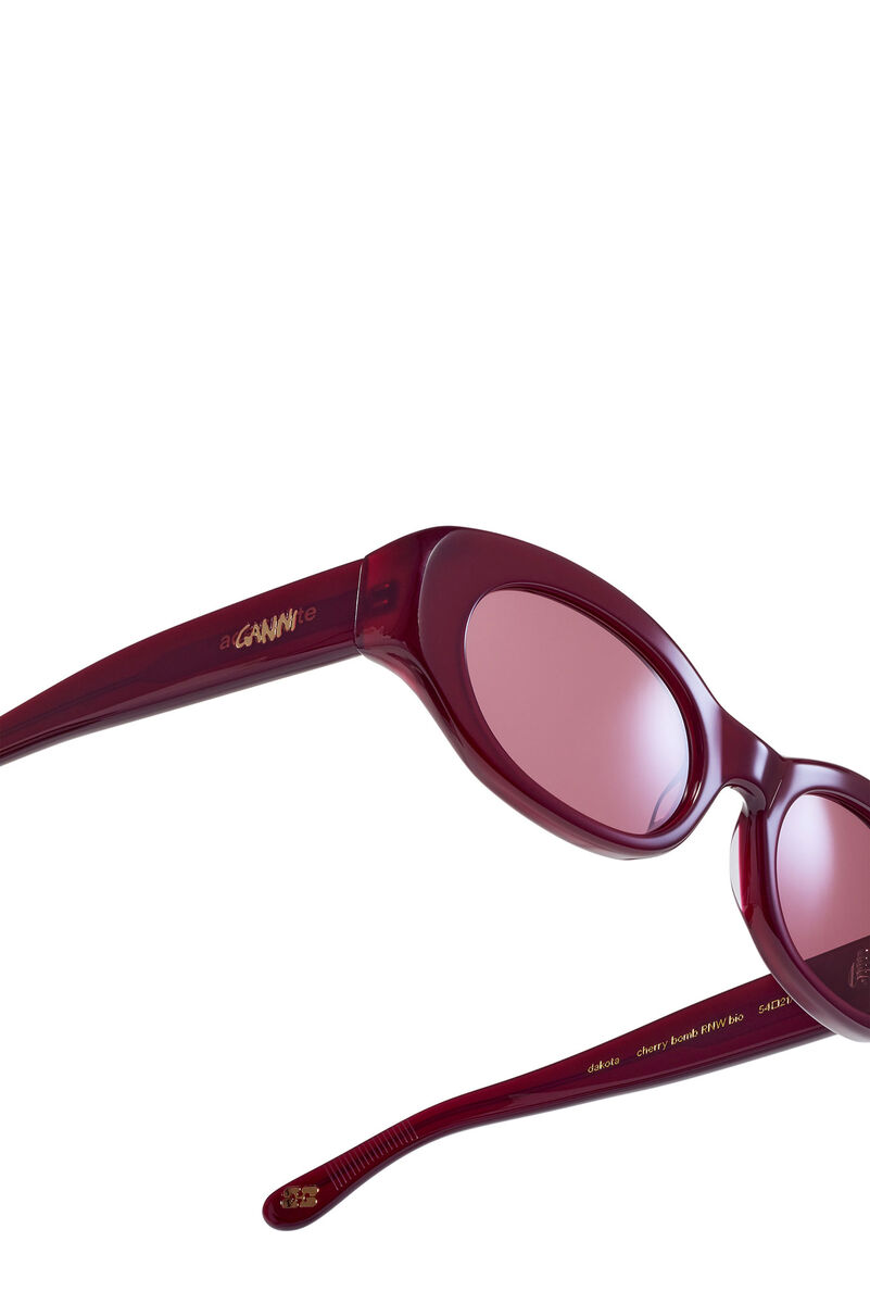GANNI x Ace & Tate Port Royale Dakota Sunglasses, Acetate, in colour Port Royale - 4 - GANNI