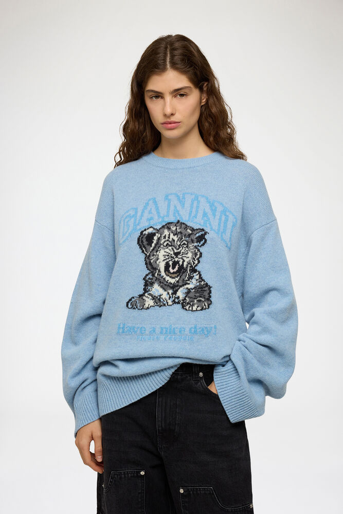 Quick buy Oversized Jumper with Tiger