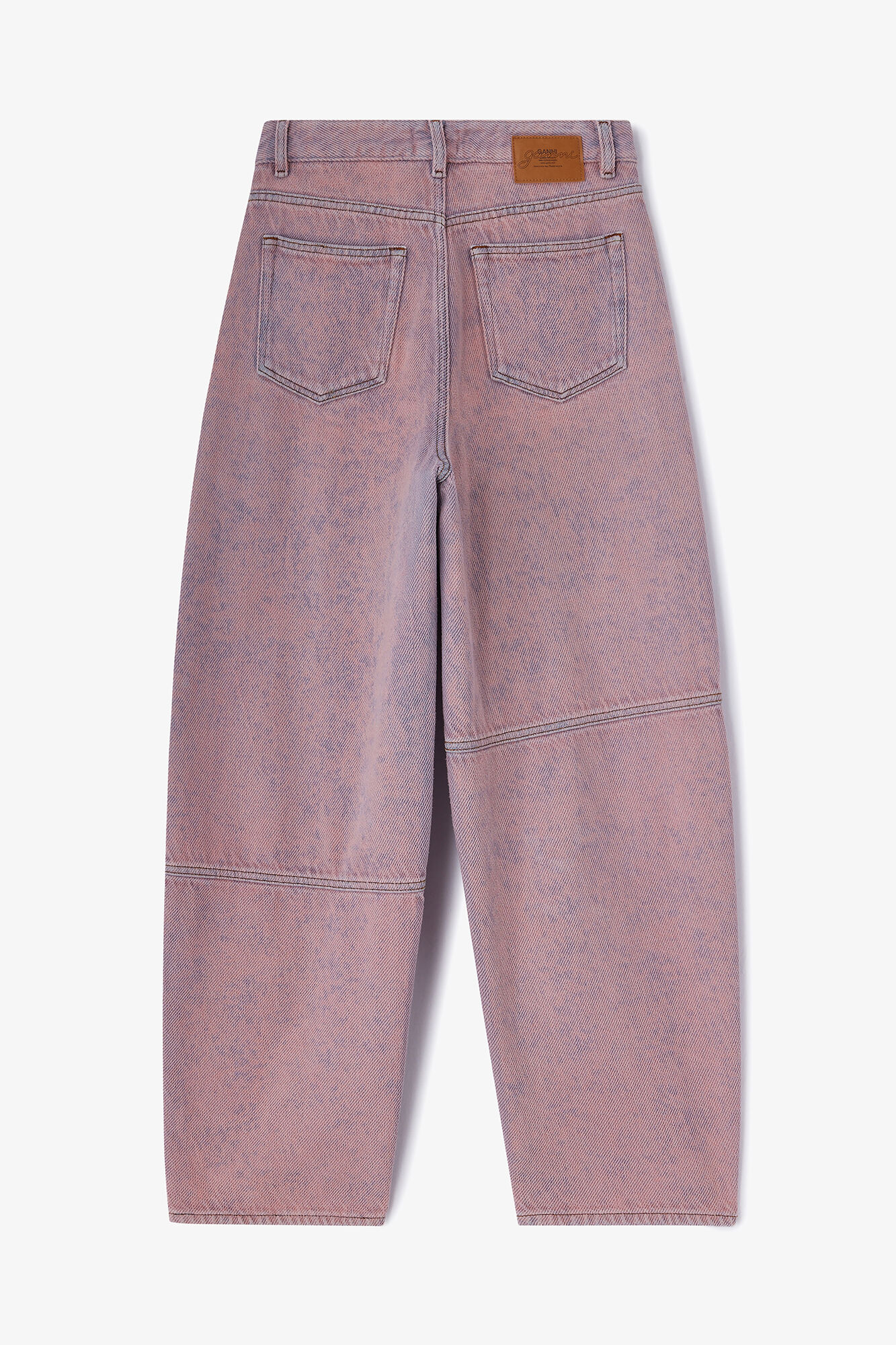 Stary Jeans in Pink Wash, Organic Cotton, in colour Cameo Pink - 2 - GANNI