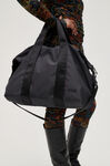 Recycled Weekender Bag, Polyester, in colour Black - 2 - GANNI