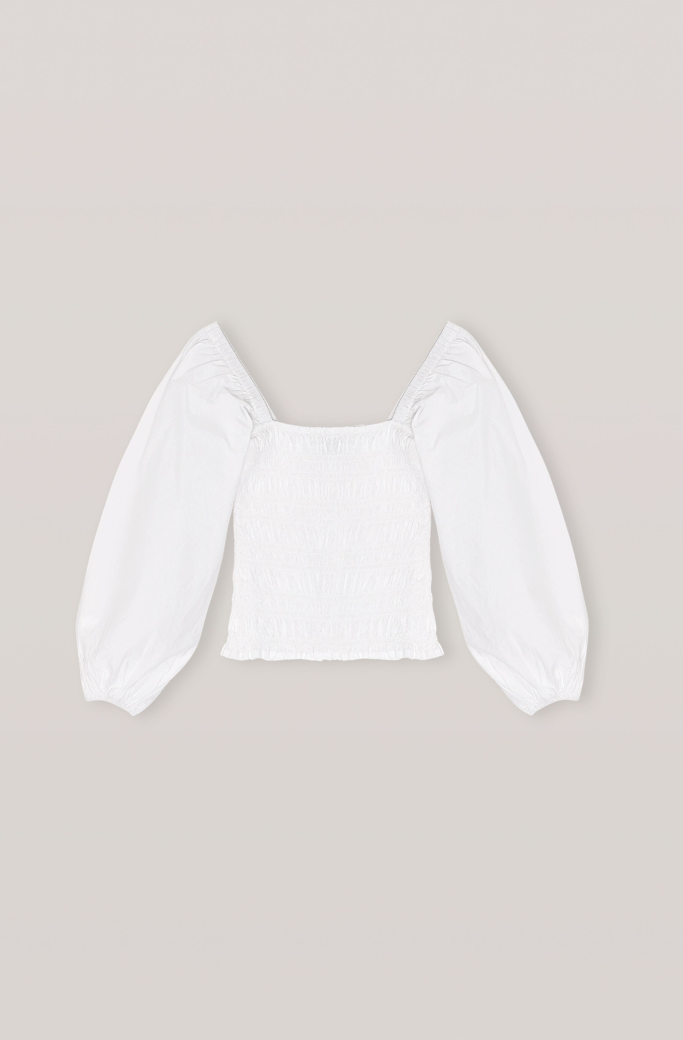 White cotton smock top clearance