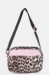 Recycled Festival Bag, Recycled Polyester, in colour Leopard - 1 - GANNI
