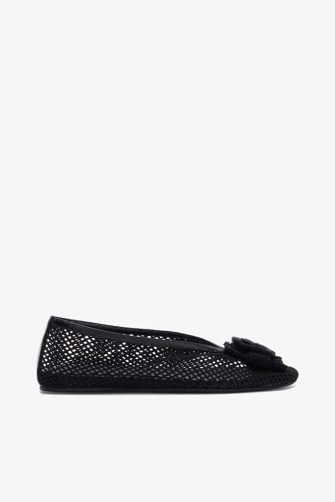Jenny Ballerina in Black Mesh, Black