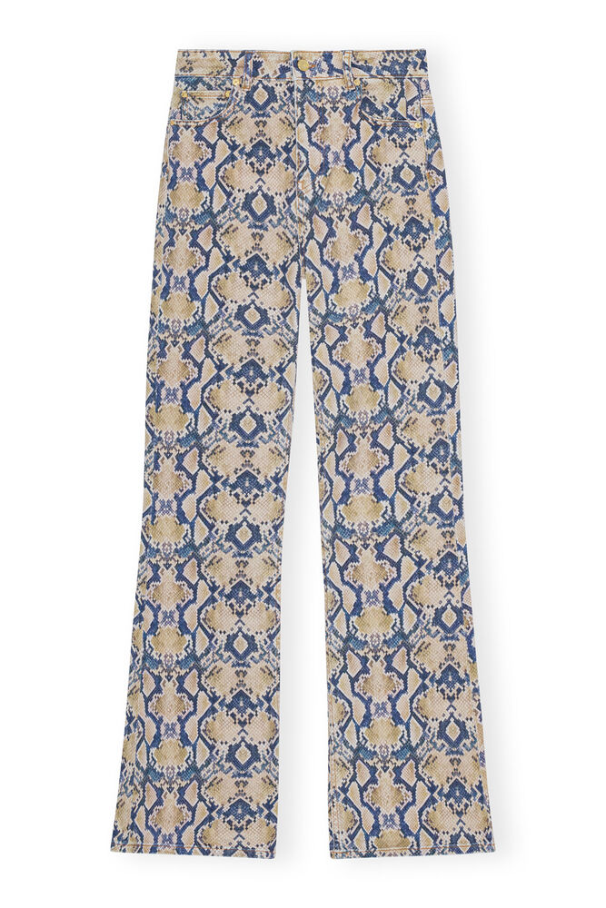 Snake Printed Iry Jeans