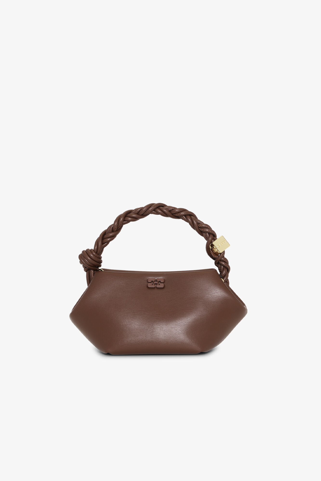 Ganni 'Bou Croco Xxl' Brown Recycled Leather Blend Bag Women