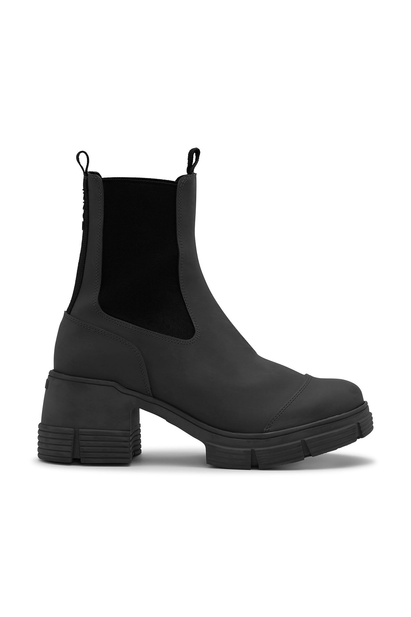 GANNI/ Recycled Rubber Heeled City Boot-