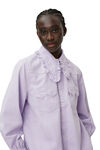 Western Blouse, in colour Natural Lilac - 3 - GANNI