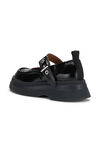 Creepers Mary Jane, Leather, in colour Black - 2 - GANNI