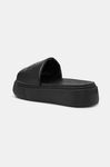 Vegea™ Slide Sandals, Vegan Leather, in colour Black - 2 - GANNI