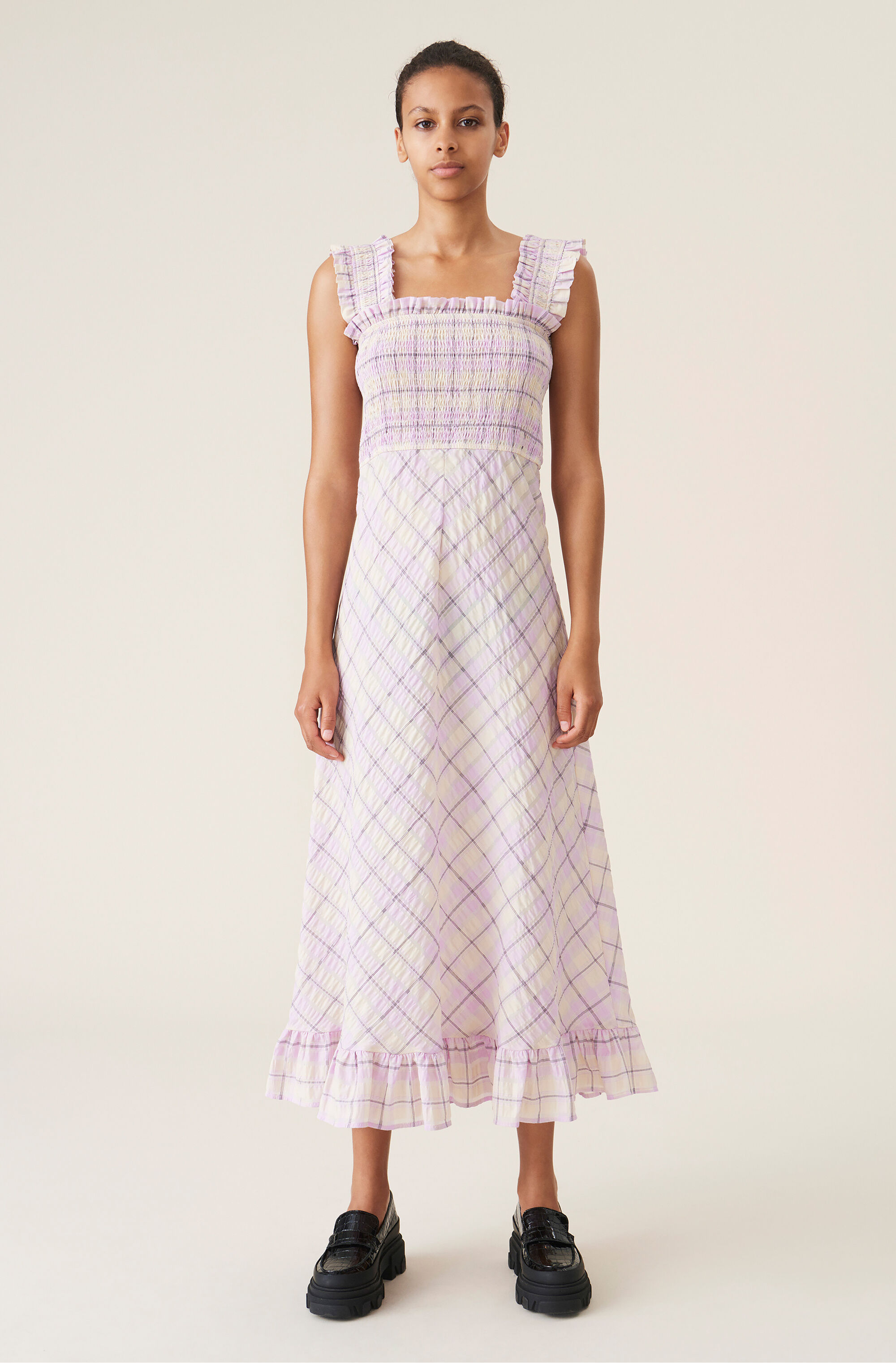 لادا غير ملائم اغفر Seersucker Dress Ganni Tayloredplacement Com