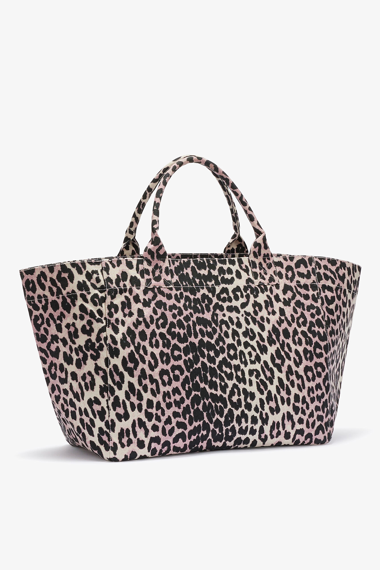 Bleached Mauve Leopard Sequin XXL Tote | GANNI (Global) CA