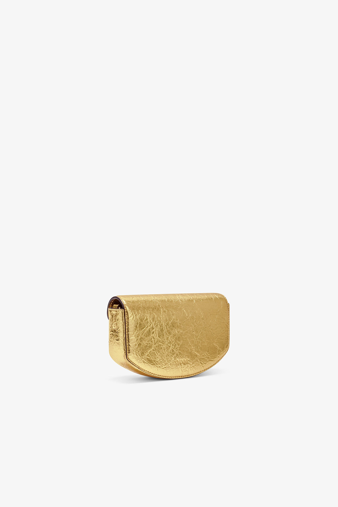 Lulu Wallet On Chain in Metallic, in colour Gold - 2 - GANNI