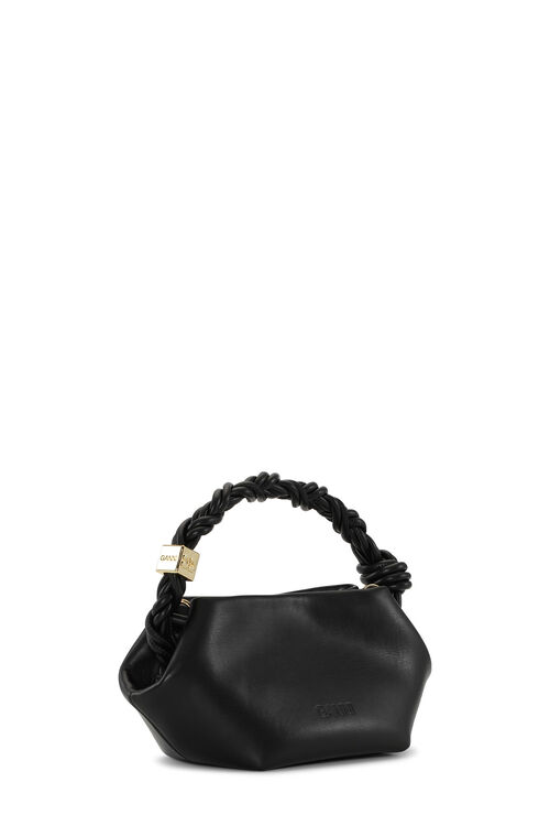 Black Mini GANNI Bou Bag, Polyester, in colour Black - 2 - GANNI