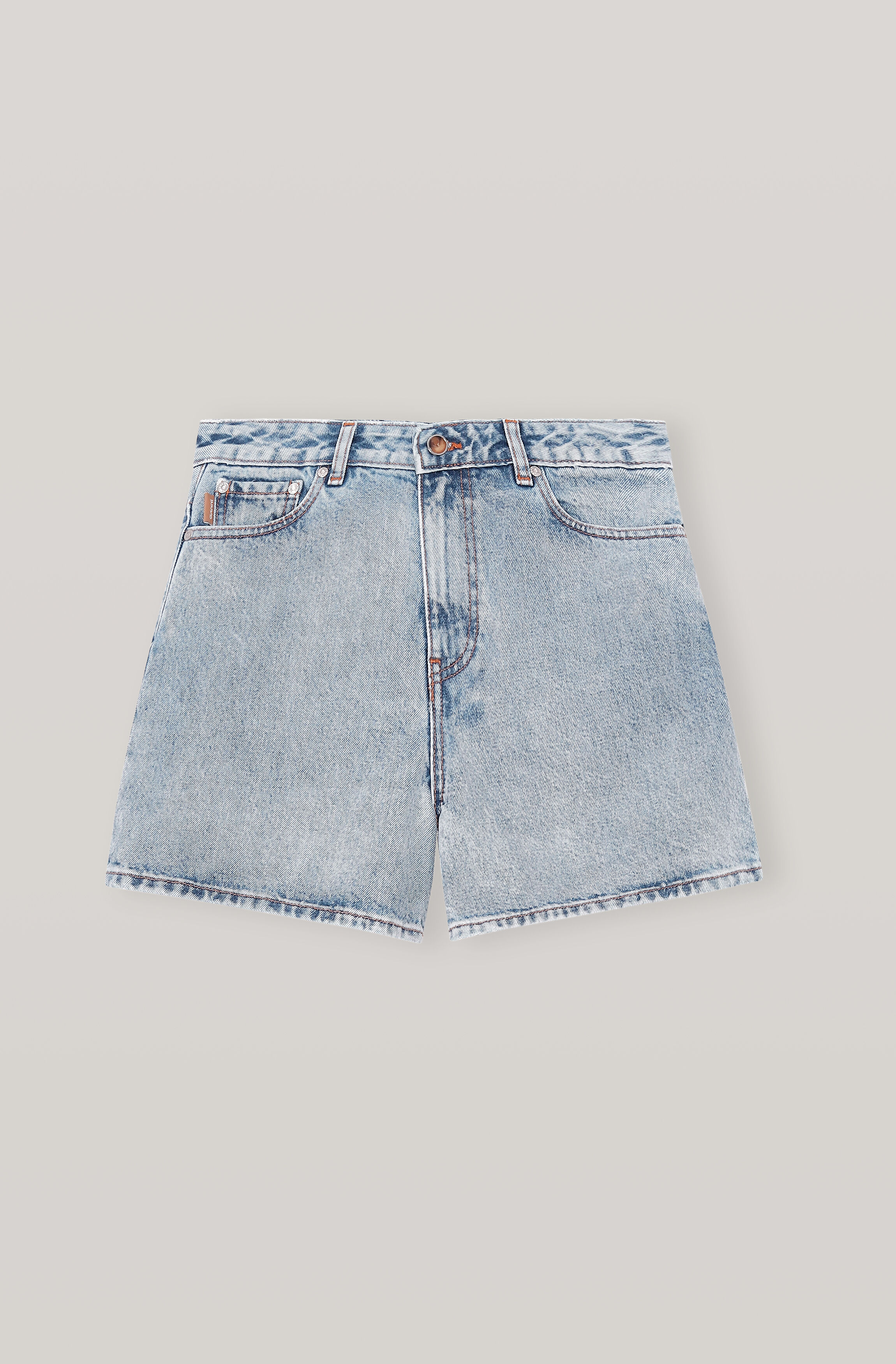 Ganni denim shorts clearance