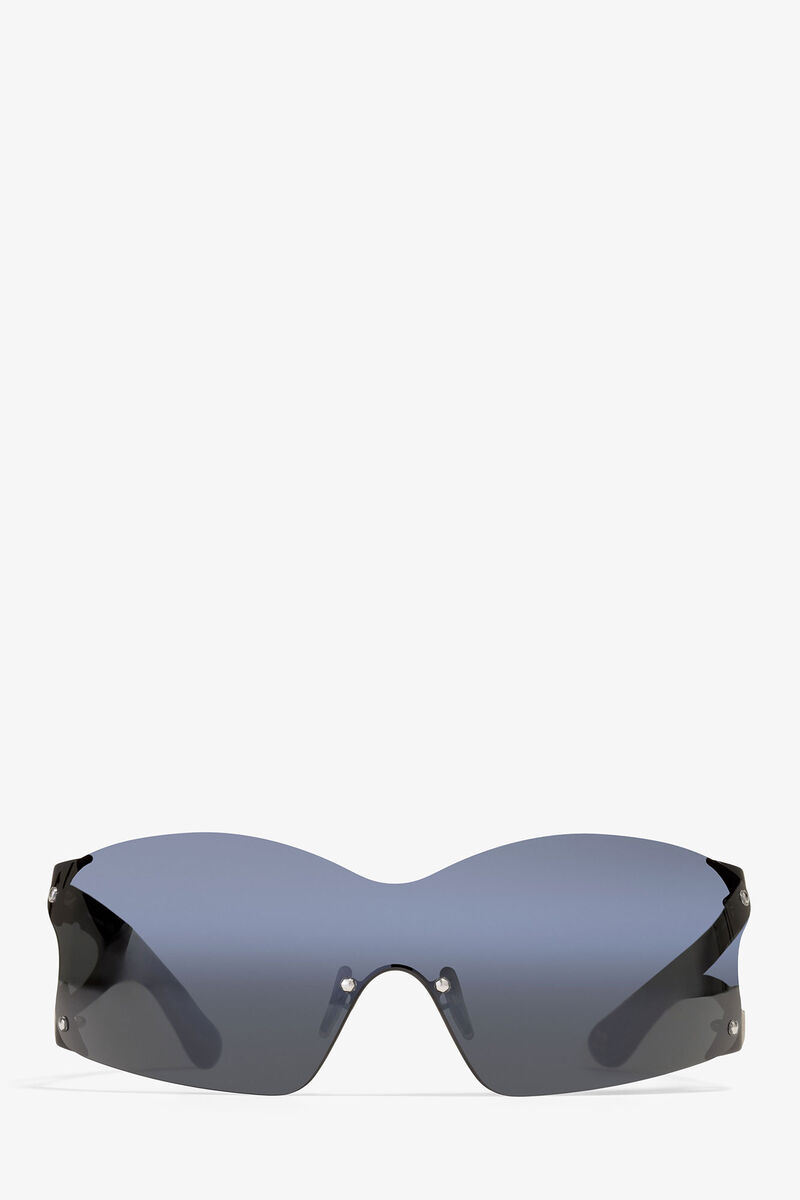 GANNI x Ace & Tate Black Noel Sunglasses, Iron, in colour Black - 3 - GANNI