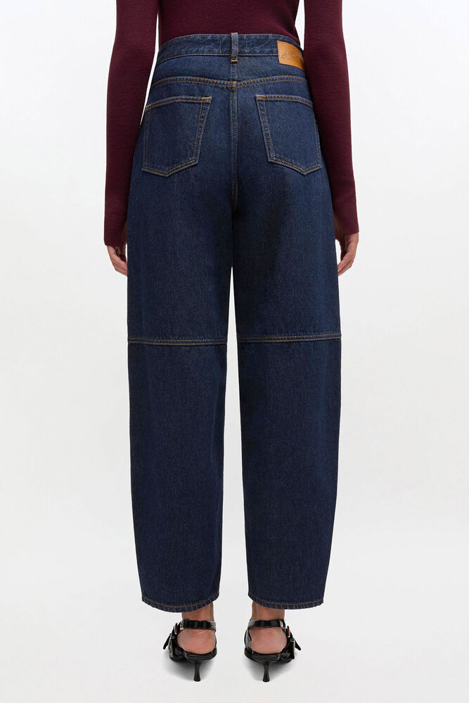 Dark Rinse Stary Jeans, Rinse