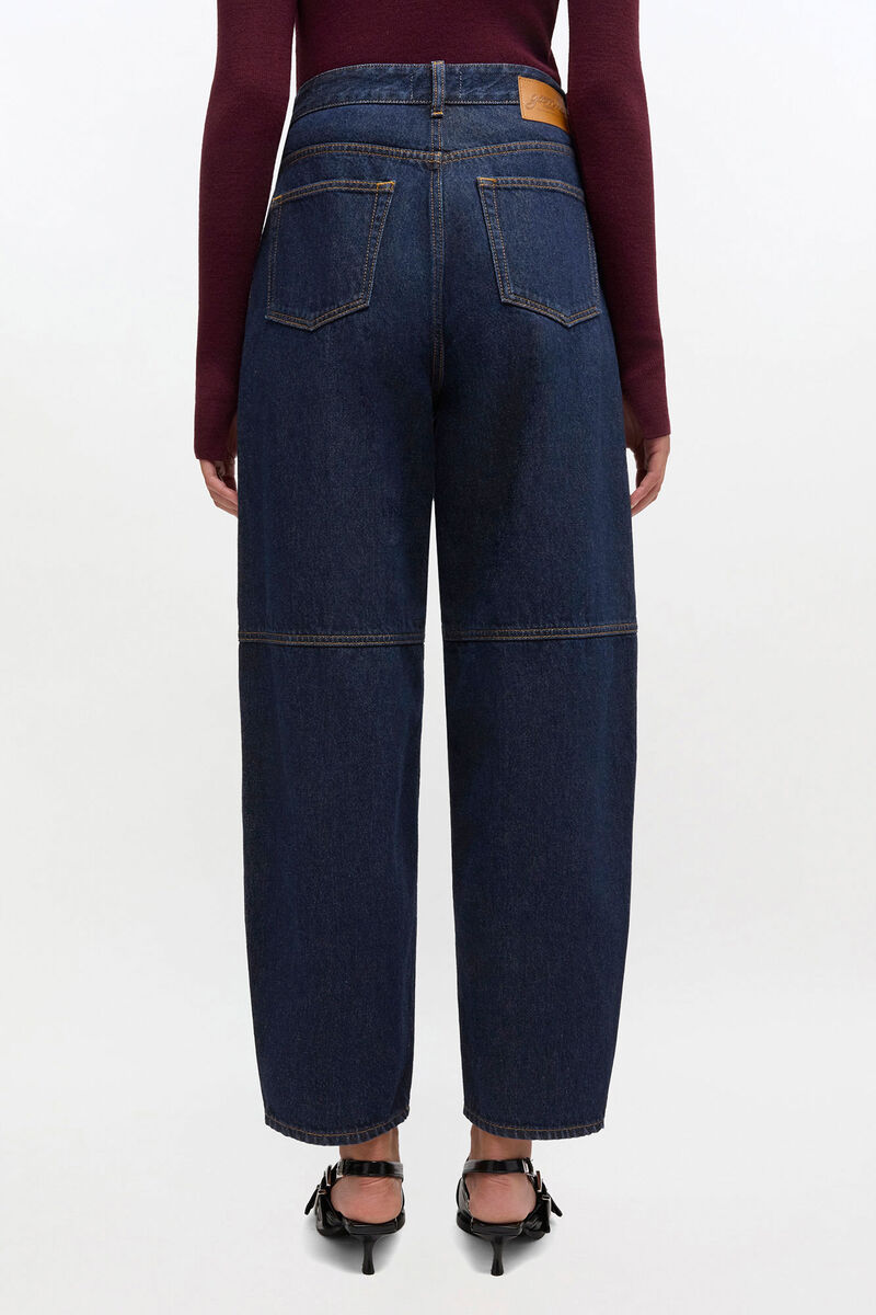 Dark Rinse Stary Jeans, in colour Rinse - 1 - GANNI