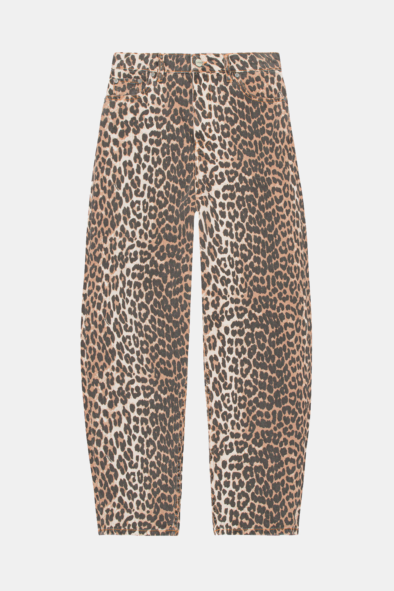 Stary Jeans in Leopard Print | GANNI US