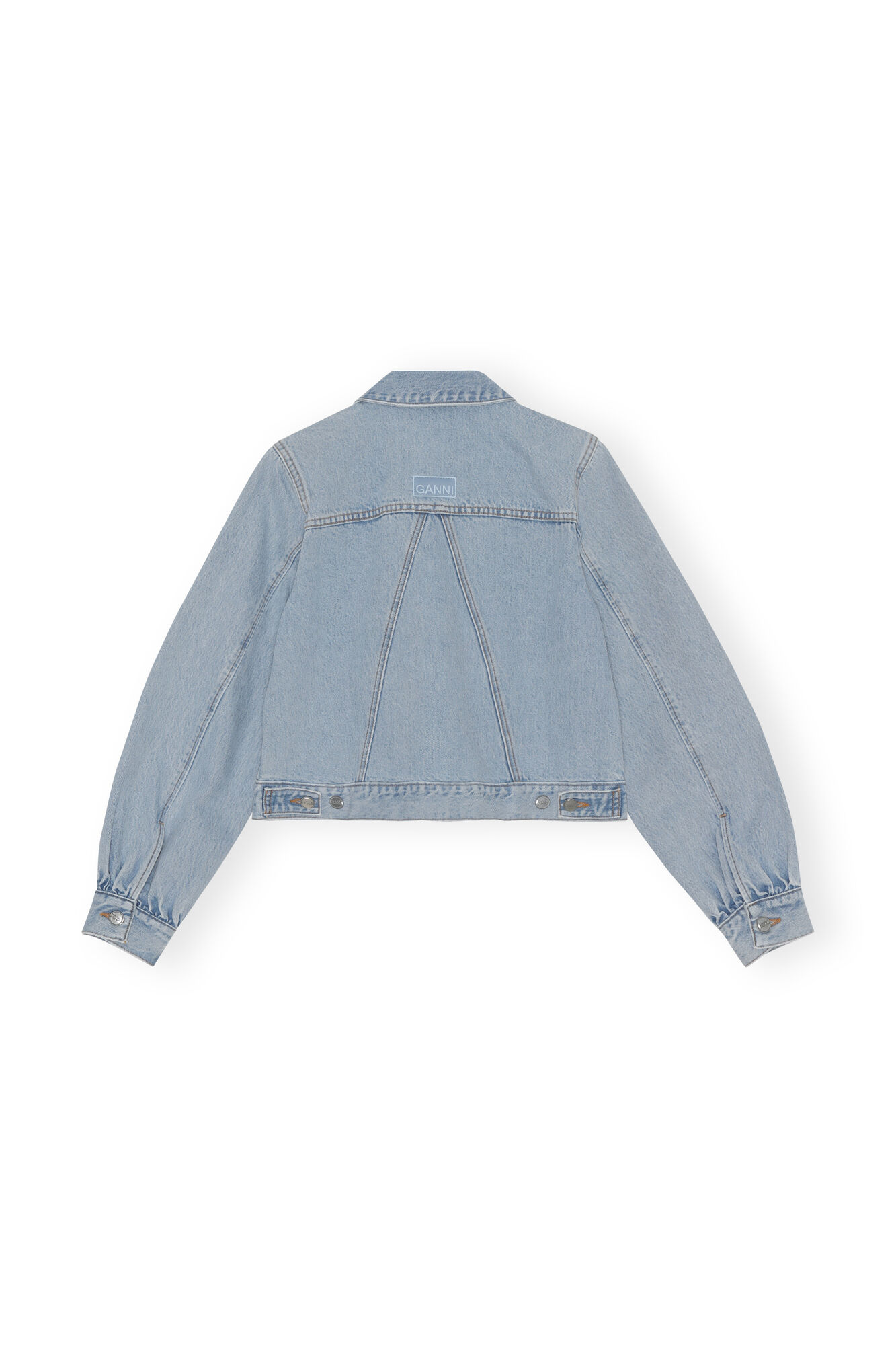 Rigid Denim Rigid Denim Camy, Cotton, in colour Light Blue Stone - 2 - GANNI