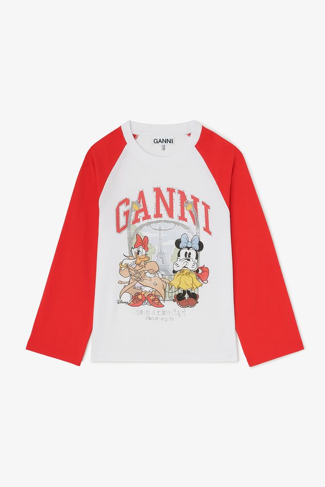 T-shirt with Minnie Mouse & Daisy Duck, Bright White