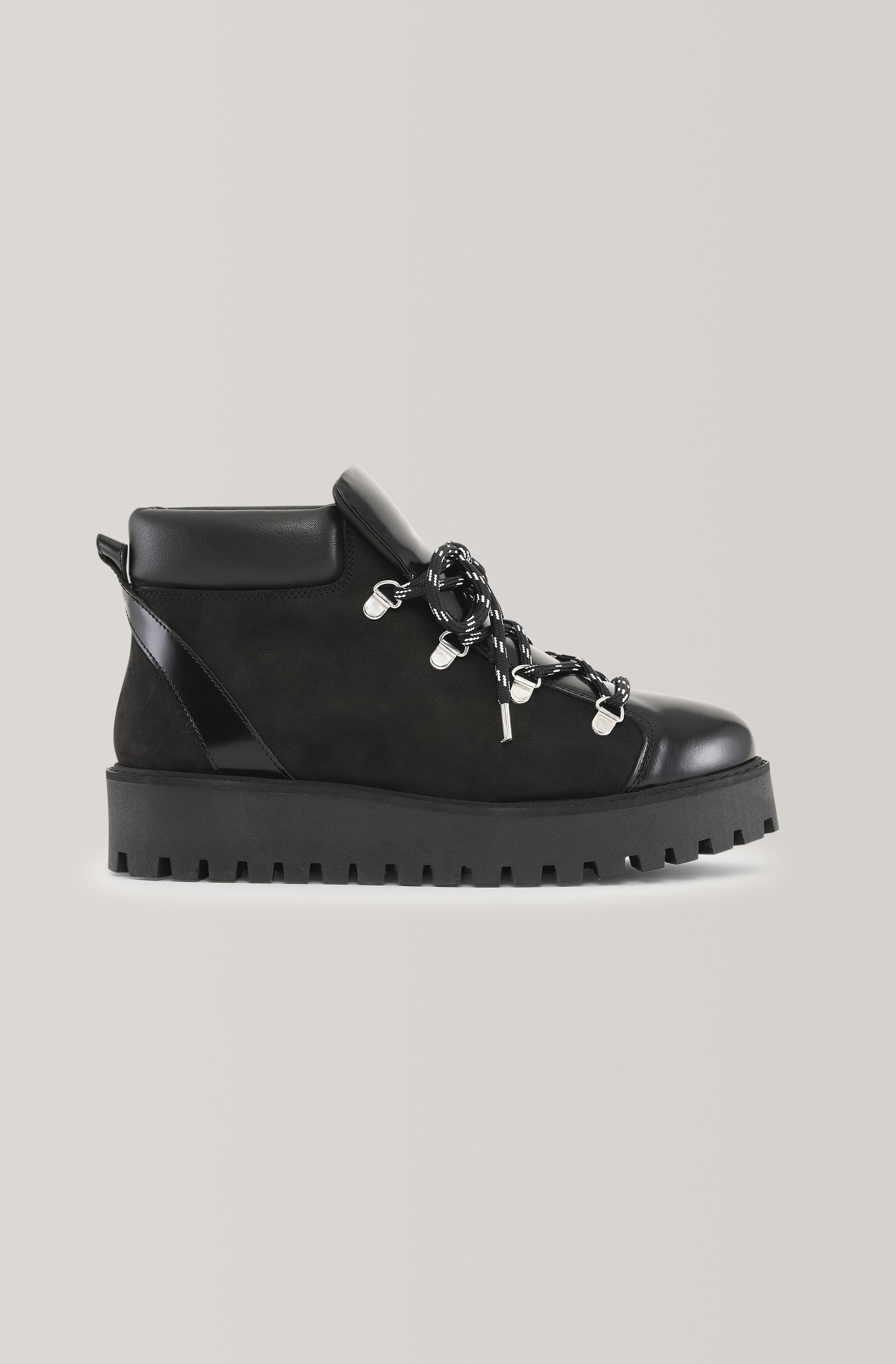 black leather casual boots mens