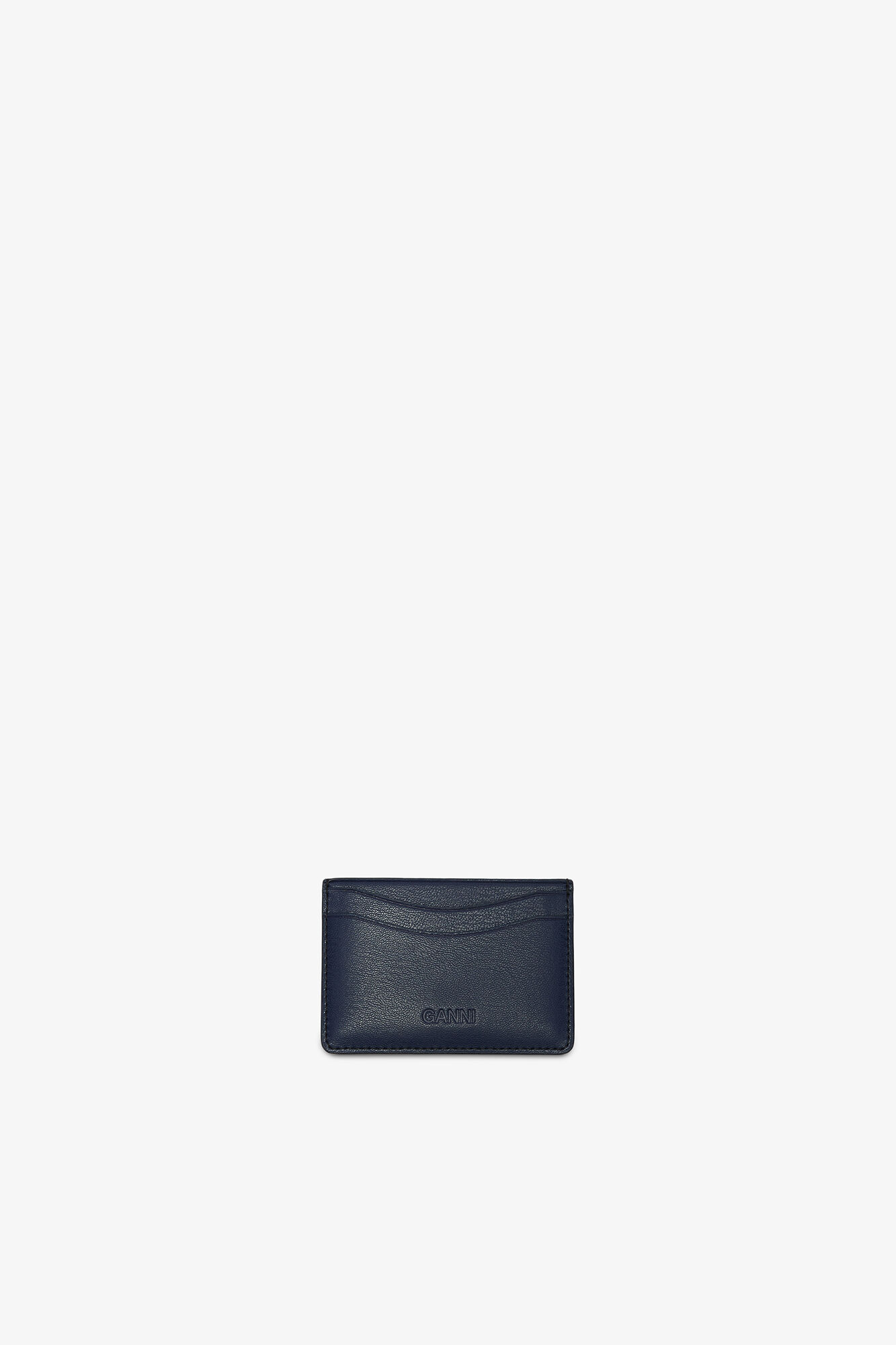 Black/Iris Bou Card Holder with Bear | GANNI (Global) CA