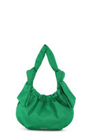 Occasion Small Hobo Bag, Polyester, in colour Kelly Green - 1 - GANNI
