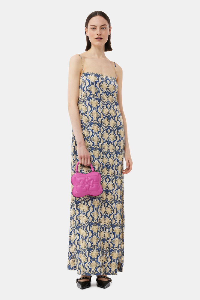 Pink Small Butterfly Crossbody Bag, Shocking Pink