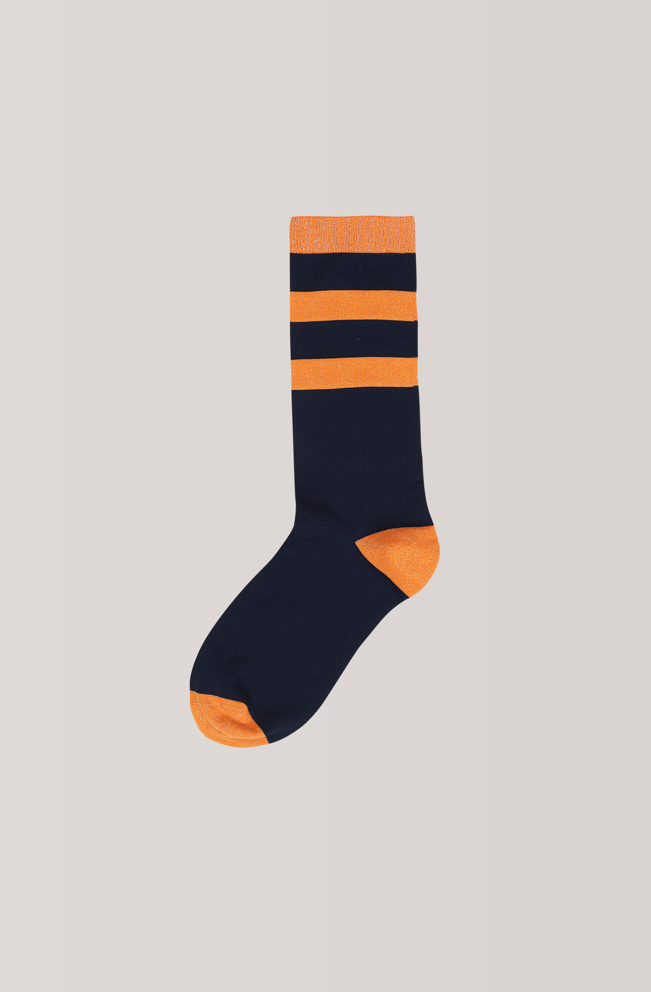 Stripes Ankle Socks, Total Eclipse Stripes Ankle Socks, Total Eclipse, hi-res