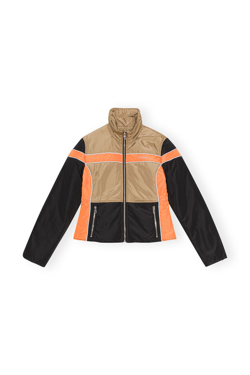 Block Colour Light Padded Jacket , Recycled Polyester, in colour Block Colour - 1 - GANNI