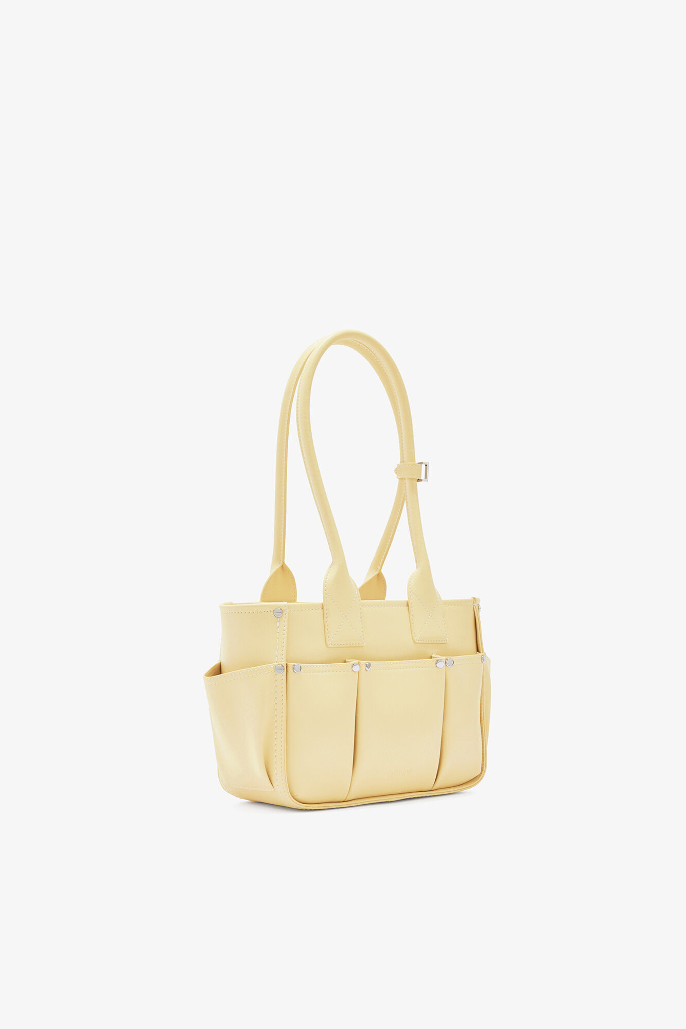 Yellow Cream Small Posy Bag in Yellow | GANNI US