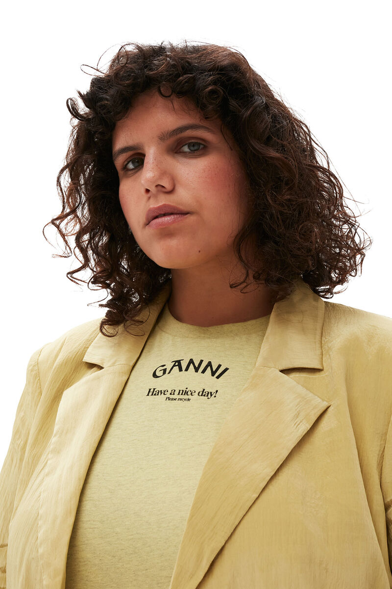 Shiny Tech Blazer GANNI