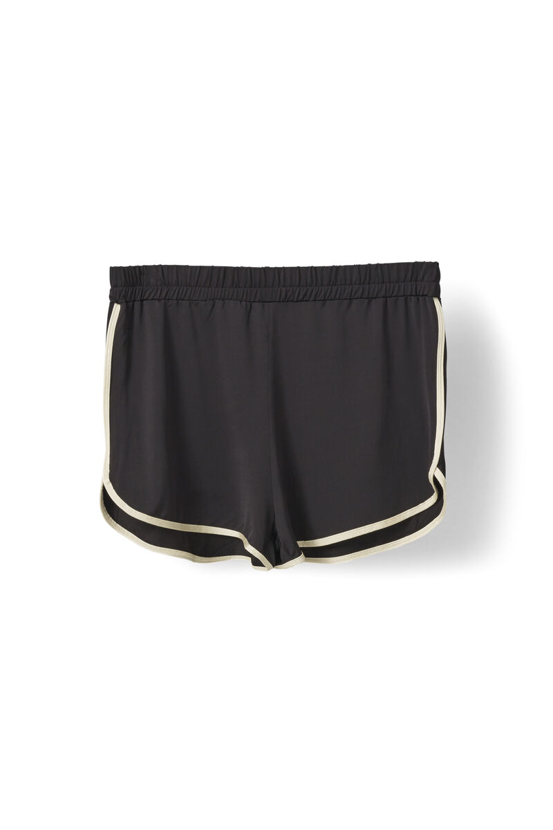 Montmartre Shorts, in colour Black - 1 - GANNI