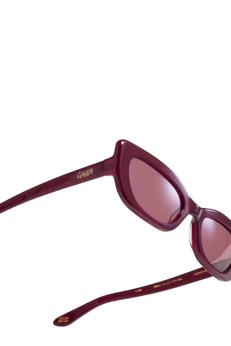 GANNI x Ace & Tate Port Royale Sadie Sunglasses, Acetate, in colour Port Royale - 4 - GANNI