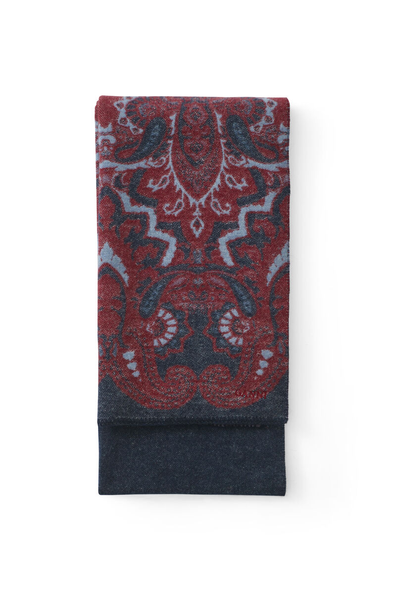 Carson Accessories Scarf, in colour Total Eclipse Paisley - 1 - GANNI