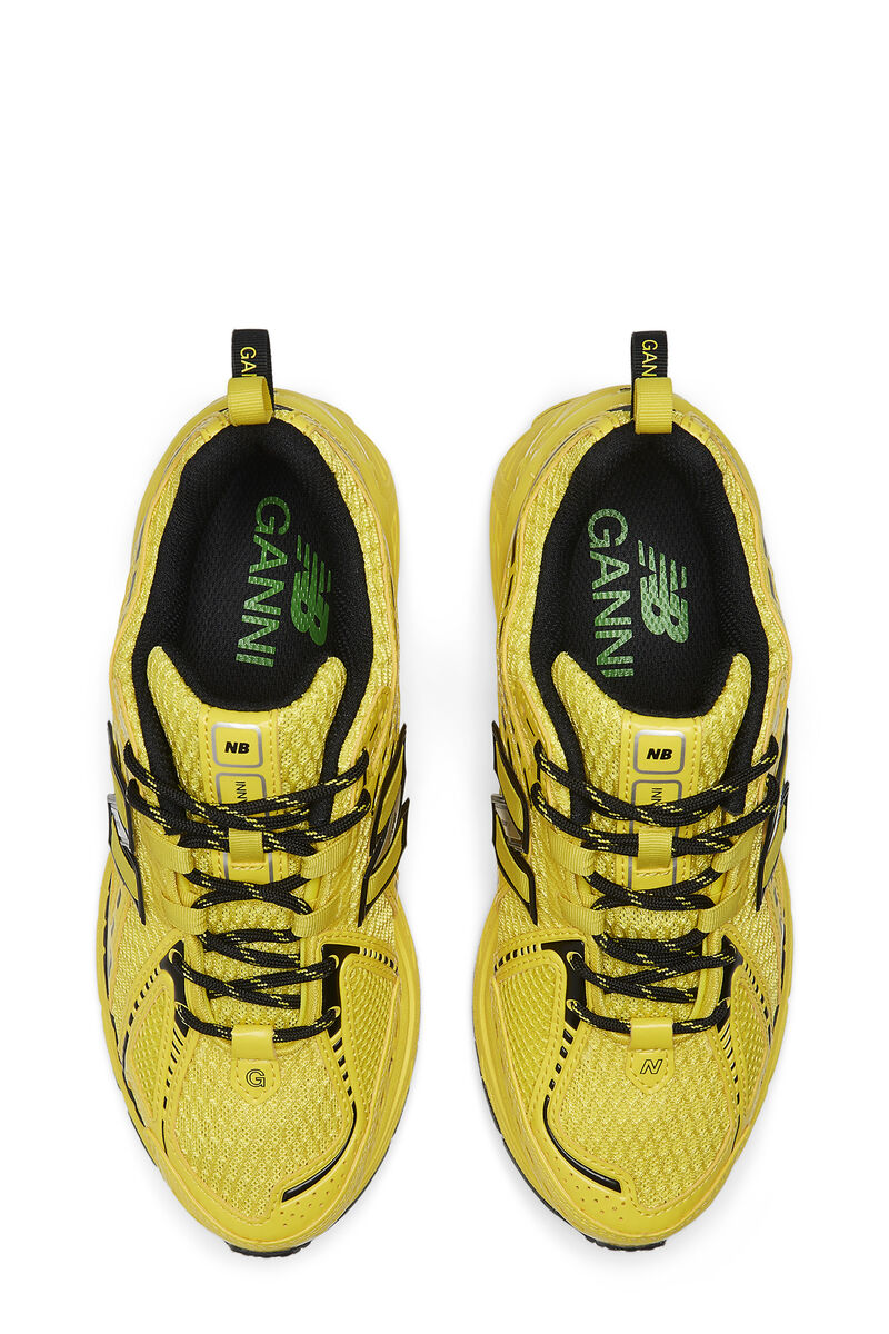 GANNI x New Balance 1906R Sneakers, Polyester, in colour Blazing Yellow - 3 - GANNI