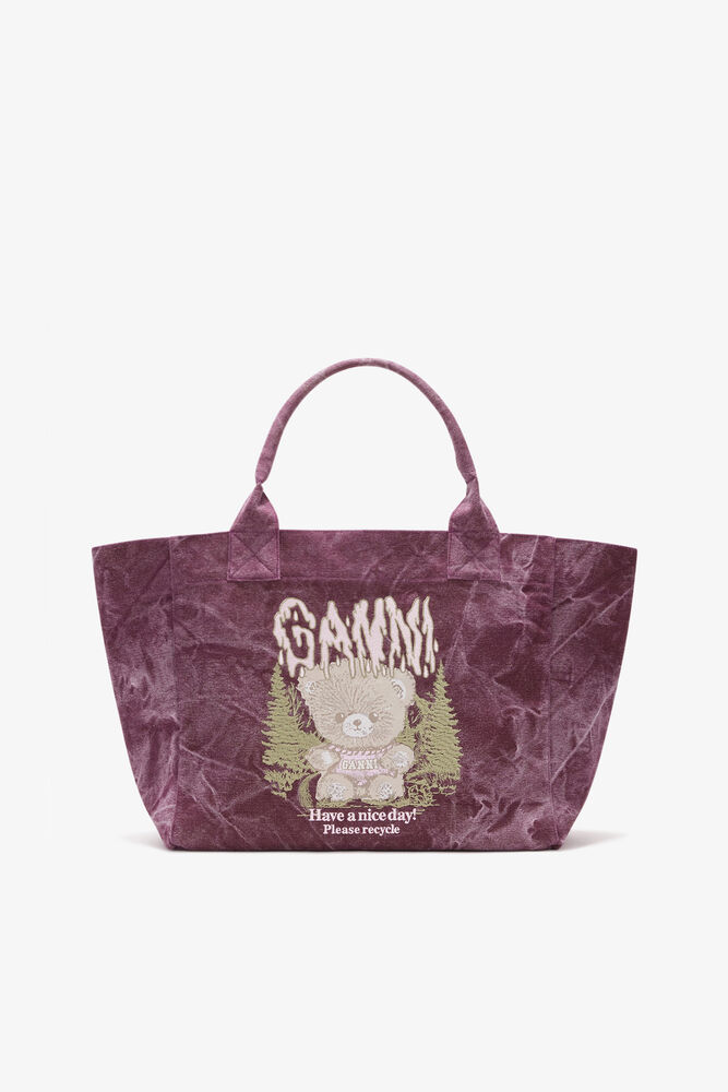 Tote Medium with Forest Teddy, Port Royale