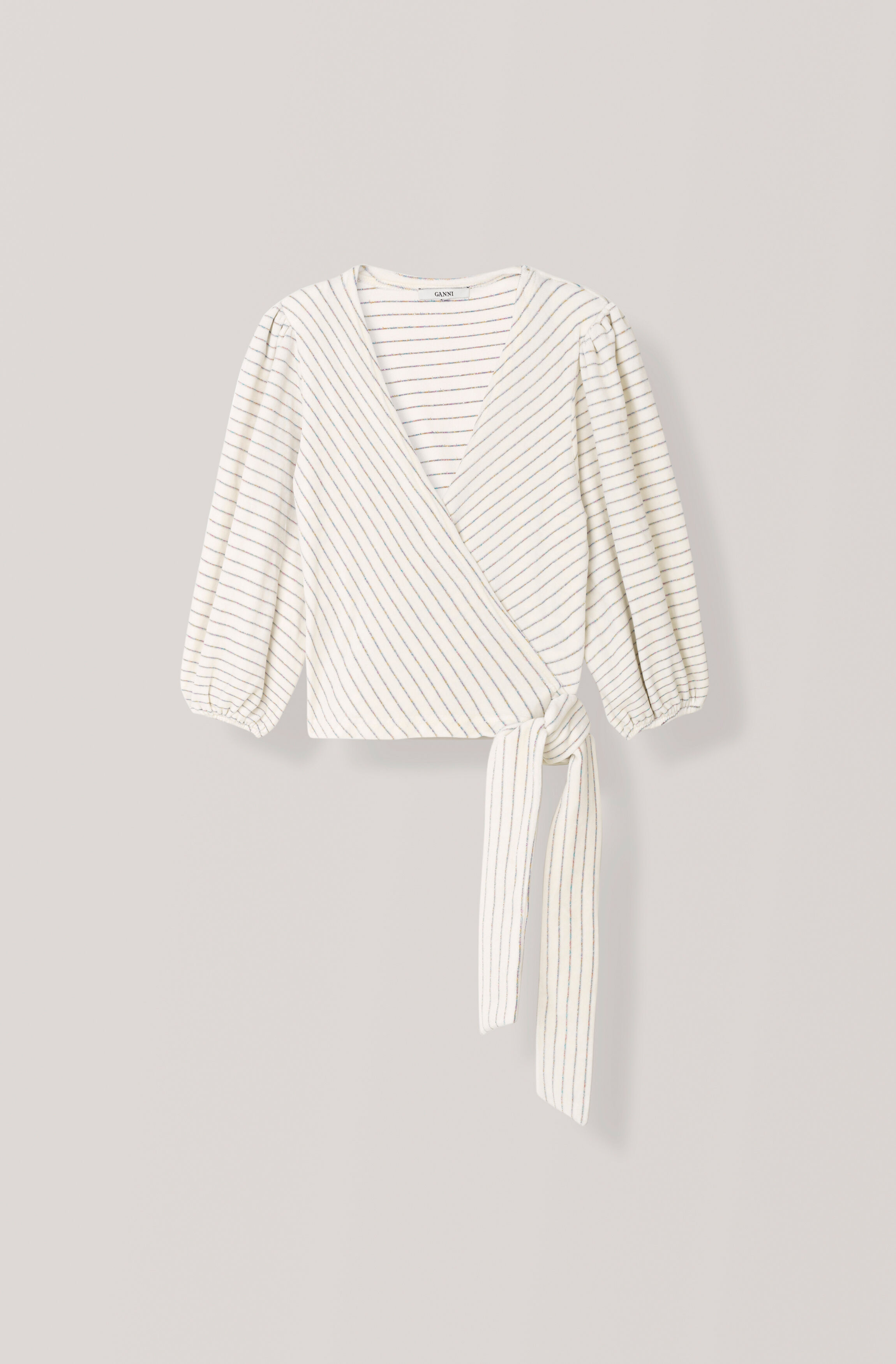 ganni velvet wrap dress