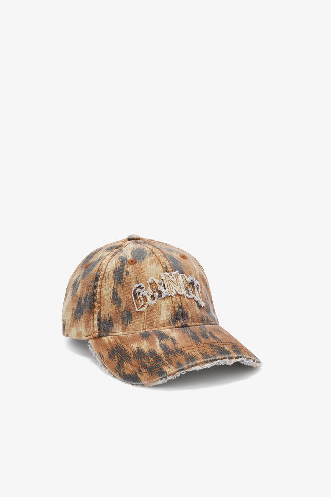 Cap in Washed Cotton, Argan Oil